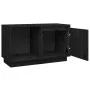 Massiver TV-Schrank aus schwarzem Kiefernholz, 74 x 35 x 44 cm von vidaXL, TV-Möbel - Ref: Foro24-814338, Preis: 45,65 €, Rab...