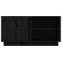 TV-Schrank aus massivem schwarzem Kiefernholz 80x35x40,5 cm von vidaXL, TV-Möbel - Ref: Foro24-814468, Preis: 74,98 €, Rabatt: %