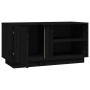 TV-Schrank aus massivem schwarzem Kiefernholz 80x35x40,5 cm von vidaXL, TV-Möbel - Ref: Foro24-814468, Preis: 74,98 €, Rabatt: %