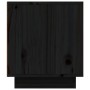 TV-Schrank aus massivem schwarzem Kiefernholz 80x35x40,5 cm von vidaXL, TV-Möbel - Ref: Foro24-814468, Preis: 74,98 €, Rabatt: %