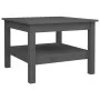 Solid gray pine wood coffee table 55x55x40 cm by vidaXL, Coffee table - Ref: Foro24-814271, Price: 63,98 €, Discount: %