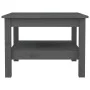 Solid gray pine wood coffee table 55x55x40 cm by vidaXL, Coffee table - Ref: Foro24-814271, Price: 63,98 €, Discount: %