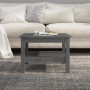 Solid gray pine wood coffee table 55x55x40 cm by vidaXL, Coffee table - Ref: Foro24-814271, Price: 64,80 €, Discount: %