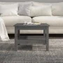 Solid gray pine wood coffee table 55x55x40 cm by vidaXL, Coffee table - Ref: Foro24-814271, Price: 63,98 €, Discount: %