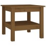 Massiver Couchtisch aus honigbraunem Kiefernholz, 45 x 45 x 40 cm von vidaXL, Couchtisch - Ref: Foro24-814267, Preis: 54,46 €...