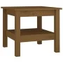 Solid honey brown pine wood coffee table 45x45x40 cm by vidaXL, Coffee table - Ref: Foro24-814267, Price: 53,76 €, Discount: %