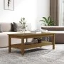 Mesa de centro madera maciza de pino marrón miel 110x50x40 cm de vidaXL, Mesas de centro - Ref: Foro24-814277, Precio: 96,91 ...