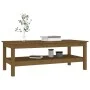Mesa de centro madera maciza de pino marrón miel 110x50x40 cm de vidaXL, Mesas de centro - Ref: Foro24-814277, Precio: 96,91 ...
