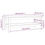 Solid honey brown pine wood coffee table 110x50x40 cm by vidaXL, Coffee table - Ref: Foro24-814277, Price: 98,22 €, Discount: %