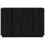 Solid black pine wood sideboard 120x35x80 cm by vidaXL, Sideboards - Ref: Foro24-814498, Price: 191,88 €, Discount: %