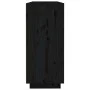 Solid black pine wood sideboard 120x35x80 cm by vidaXL, Sideboards - Ref: Foro24-814498, Price: 183,91 €, Discount: %