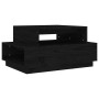 Solid black pine wood coffee table 80x55x40.5 cm by vidaXL, Coffee table - Ref: Foro24-814518, Price: 69,72 €, Discount: %