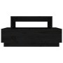 Solid black pine wood coffee table 80x55x40.5 cm by vidaXL, Coffee table - Ref: Foro24-814518, Price: 69,72 €, Discount: %