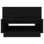 Solid black pine wood coffee table 80x55x40.5 cm by vidaXL, Coffee table - Ref: Foro24-814518, Price: 69,72 €, Discount: %