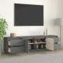 Solid pine wood TV stand in gray, 176x37x47.5 cm by vidaXL, TV Furniture - Ref: Foro24-814321, Price: 239,70 €, Discount: %
