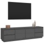 TV-Ständer Massivholz Kiefer grau 176x37x47,5 cm von vidaXL, TV-Möbel - Ref: Foro24-814321, Preis: 243,59 €, Rabatt: %