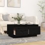 Mesa de centro de madera maciza de pino negro 80x50x35 cm de vidaXL, Mesas de centro - Ref: Foro24-814443, Precio: 77,92 €