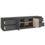 Solid pine wood TV stand in gray, 176x37x47.5 cm by vidaXL, TV Furniture - Ref: Foro24-814321, Price: 239,70 €, Discount: %