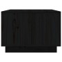 Mesa de centro de madera maciza de pino negro 80x50x35 cm de vidaXL, Mesas de centro - Ref: Foro24-814443, Precio: 77,92 €
