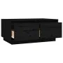 Couchtisch aus massivem schwarzem Kiefernholz, 80 x 50 x 35 cm von vidaXL, Couchtisch - Ref: Foro24-814443, Preis: 77,92 €, R...