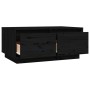 Mesa de centro de madera maciza de pino negro 80x50x35 cm de vidaXL, Mesas de centro - Ref: Foro24-814443, Precio: 77,92 €