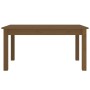 Solid honey brown pine wood coffee table 80x50x40 cm by vidaXL, Coffee table - Ref: Foro24-814282, Price: 63,65 €, Discount: %