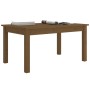 Solid honey brown pine wood coffee table 80x50x40 cm by vidaXL, Coffee table - Ref: Foro24-814282, Price: 63,65 €, Discount: %