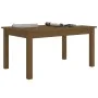 Solid honey brown pine wood coffee table 80x50x40 cm by vidaXL, Coffee table - Ref: Foro24-814282, Price: 62,71 €, Discount: %