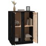 Sideboard aus massivem schwarzem Kiefernholz, 60 x 35 x 80 cm von vidaXL, Sideboards - Ref: Foro24-814493, Preis: 79,01 €, Ra...