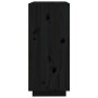 Solid black pine wood sideboard 60x35x80 cm by vidaXL, Sideboards - Ref: Foro24-814493, Price: 79,01 €, Discount: %
