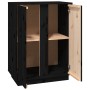 Sideboard aus massivem schwarzem Kiefernholz, 60 x 35 x 80 cm von vidaXL, Sideboards - Ref: Foro24-814493, Preis: 79,01 €, Ra...