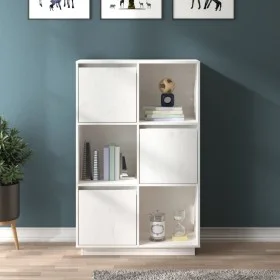 Tall sideboard in solid white pine wood 74x35x117 cm by vidaXL, Sideboards - Ref: Foro24-814365, Price: 98,34 €, Discount: %