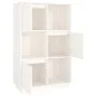 Tall sideboard in solid white pine wood 74x35x117 cm by vidaXL, Sideboards - Ref: Foro24-814365, Price: 98,34 €, Discount: %