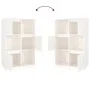 Tall sideboard in solid white pine wood 74x35x117 cm by vidaXL, Sideboards - Ref: Foro24-814365, Price: 98,34 €, Discount: %