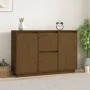 Massiver Kiefernholz-Sideboard in Honigbraun 111x34x75 cm. von vidaXL, Sideboards - Ref: Foro24-814312, Preis: 123,46 €, Raba...