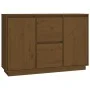 Massiver Kiefernholz-Sideboard in Honigbraun 111x34x75 cm. von vidaXL, Sideboards - Ref: Foro24-814312, Preis: 123,46 €, Raba...