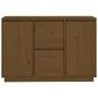 Massiver Kiefernholz-Sideboard in Honigbraun 111x34x75 cm. von vidaXL, Sideboards - Ref: Foro24-814312, Preis: 123,46 €, Raba...