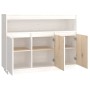 Solid white pine wood sideboard 104.5x34x80 cm by vidaXL, Sideboards - Ref: Foro24-814390, Price: 140,84 €, Discount: %