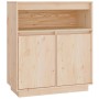 Solid pine wood sideboard 70x34x80 cm by vidaXL, Sideboards - Ref: Foro24-814384, Price: 90,73 €, Discount: %