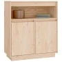 Sideboard aus massivem Kiefernholz, 70 x 34 x 80 cm von vidaXL, Sideboards - Ref: Foro24-814384, Preis: 87,23 €, Rabatt: %