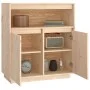Sideboard aus massivem Kiefernholz, 70 x 34 x 80 cm von vidaXL, Sideboards - Ref: Foro24-814384, Preis: 87,23 €, Rabatt: %