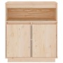 Solid pine wood sideboard 70x34x80 cm by vidaXL, Sideboards - Ref: Foro24-814384, Price: 90,73 €, Discount: %