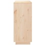 Solid pine wood sideboard 70x34x80 cm by vidaXL, Sideboards - Ref: Foro24-814384, Price: 90,73 €, Discount: %