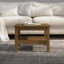 Mesa de centro madera maciza de pino marrón miel 55x55x40 cm de vidaXL, Mesas de centro - Ref: Foro24-814272, Precio: 68,79 €