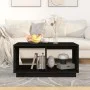 Couchtisch Massivholz Kiefer schwarz 80x50x40 cm von vidaXL, Couchtisch - Ref: Foro24-814438, Preis: 56,05 €, Rabatt: %