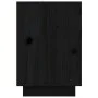 Mesitas de noche 2 uds madera maciza de pino negro 50x34x50 cm de vidaXL, Mesitas de noche - Ref: Foro24-814488, Precio: 93,8...