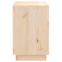 Solid pine wood shoe cabinet 110x34x52 cm by vidaXL, Shoe racks and shoe organizers - Ref: Foro24-814444, Price: 86,77 €, Dis...