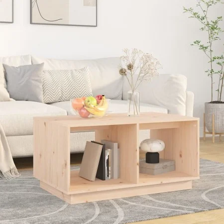Couchtisch aus massivem Kiefernholz, 80 x 50 x 40 cm von vidaXL, Couchtisch - Ref: Foro24-814434, Preis: 52,24 €, Rabatt: %