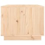 Mesa de centro de madera maciza de pino 80x50x40 cm