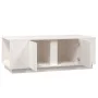 Couchtisch aus massivem weißem Kiefernholz, 110 x 50 x 40 cm von vidaXL, Couchtisch - Ref: Foro24-814430, Preis: 91,58 €, Rab...